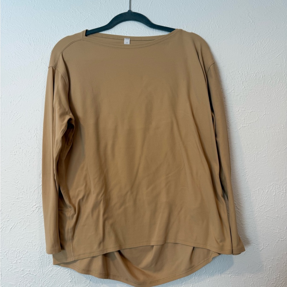 Lululemon yellow Long Sleeve Tee